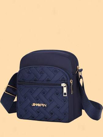 Canvas Bag Women's Crossbody Bag New Women's Shoulder Bag Multi-Layer Cloth Bag Mother Bag Mobile Phone Bag Women's Bag Streetwear