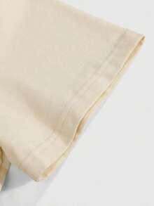 1 pieza Camiseta de manga corta con hombros caídos para hombre, estilo casual urbano, corte holgado y suelto, silueta relajada y exagerada, estampado gráfico oscuro, patrón de arte de líneas de boceto, ligera para primavera/verano, apta para todas las estaciones, Y2K, regalo de vacaciones, para pareja a juego y unisex