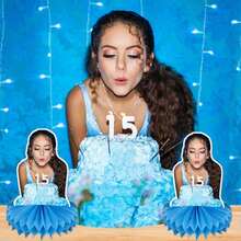 Custom Honeycomb Centerpiece With Photo, Personalized Centerpiece Table Decorations For Party Birthday Wedding Graduation Decorations - Multicolor - View 7