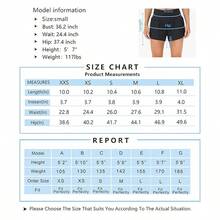 Running Shorts For Women With Liner High Waisted Lightweight Womens Workout Shorts With Pocket - Màu Đỏ Sâu - Xem 7