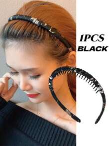 1 Peça Tiara de Cetim, Clipe de Cabelo Envolvido à Mão Adequado para Viagens, Festas, Uso Diário, Lavagem de Rosto, Máscara Facial