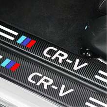 4pcs/Set PU Leather Car Door Sill Scuff Plate Stickers Accessories For CR-V - 4PCS - View 9