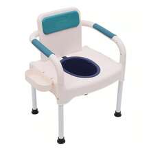 YUNRUX Bedside Commode With Armrests For Home Use - A - 查看 4