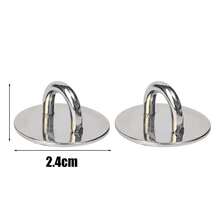 2 件 Y2K Ins 手机挂饰挂钩 可爱粘性金属迷你手机握把 创意通用 DIY 链环手机支架 - 彩色 - 查看 8