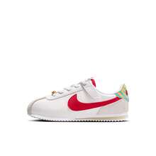 Zapatillas casuales NIKE CORTEZ EASYON (PSV), zapatillas diarias para adolescentes - Blanco Rojo - Ver 1