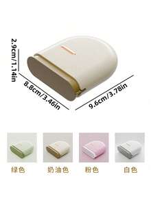 1pc Invisible Retainer Case Denture Denture Orthodontic Cleaning Storage Case Retainer Case Portable Storage Case - Multicolor - View 4