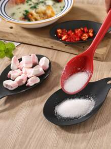 Silicone Spoon Rest Pad, Easy To Clean Kitchen Tool Mat, Heat Resistant Spoon Holder Dish