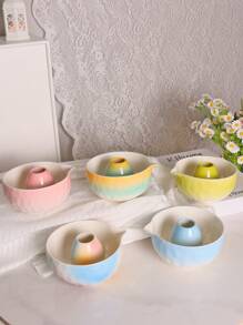 2pcs/Set Colorful Japanese Style Matcha Bowl, Made Of High-Quality Ceramic, Durable, Portable And Suitable For Business Meetings, Art, Matcha Lovers, Home Tea Tasting, Parties, Gifts For Girlfriend, Mother's Day, Mom, Wedding Back To School