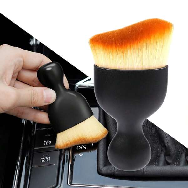 Escova De Limpeza De Carro De 1/2/3 Peças, Adequada Para Detalhes Do Interior Do Carro, Escova De Limpeza E Manutenção De Carro, Escova Macia Para Poeira De Saída De Ar Condicionado, Escova De Limpeza E Cuidado De Carro, Escova De Poeira Para Interior De Carro, Adequada Para Escova De Detalhes De Carro, Usada Para Limpeza De Painéis, Saídas De Ar, Escova De Limpeza E Cuidado De Carro
