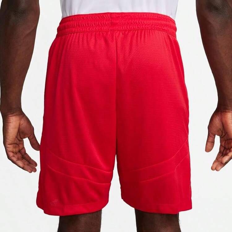 Icon Men's Dri-FIT 8" Basketball Shorts - Red - View 5