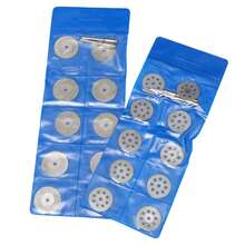 12Pcs 16-30mm Mini Sharp With Hole Rhinestone Cut Off Rotary Tool Cutting Disc Disks DIY Tools Accessories For With 2Pcs Rod