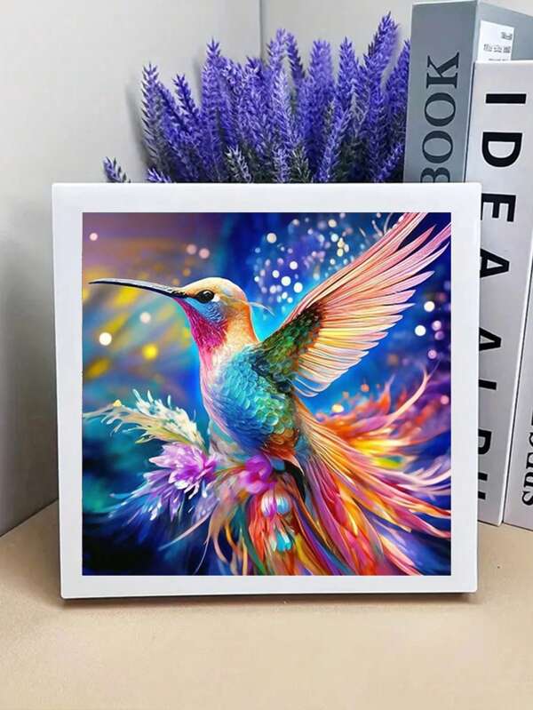 1pc Diamond Painting Kit, Luxury Flying Bird 5D DIY Diamond Painting Kit, Full Round Diamond Embroidery Kit, Unframed Diamond Rhinestone Mosaic Decoration Gift, Birthday Gift, Suitable For Adult Beginners, Great For Home Decor & Wall Decoration
