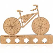 Original E-Bike Birthday Money Gift Wood - Money Gift For Cyclists - Bicycle, Electric Bicycle Gift - Wooden Gifts - Gifts Money Gift For Men And Women - E-bike - View 5
