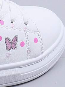 1 par de calcetines ligeros y transpirables con diseño de mariposa, cierre de gancho y ojal, efecto holográfico, aptos para todas las estaciones, uso casual en el campus y al aire libre