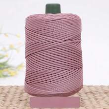 185 Yards X 3mm Polyester Fringe Cord, Woven Tassel Rope, Colorful Polyester Yarn Handmade Macrame Cord For Crochet Bags, Wall Hangings, Carpets, DIY Crafts, Plant Hangers, Tassel Projects - Multicolor - View 18