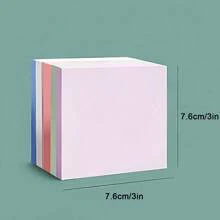 400 قطعة من أوراق الملاحظات اللاصقة البسيطة متنوعة الألوان ، لوازم مدرسية، عودة إلى المدرسة