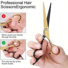 Bộ 1/7/9 chiếc kéo cắt tóc chuyên nghiệp 6 inch, kéo tỉa tóc, kéo cạo tóc dùng cho salon, tiệm cắt tóc và gia đình, thép Nhật Bản, kéo cắt tóc chuyên nghiệp 6 inch, kéo tỉa tóc, dụng cụ tạo kiểu tóc. - Nhiều màu - Xem 7