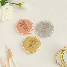 Personalized Compact Mirror With Engraved Name - Great Gift For Kids' Special Occasions - Multicolor - View 5