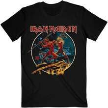 Iron Maiden Number Of The Beast Run To The Hills T Shirt - Black - View 1