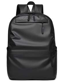 Men's Classic Business Laptop Backpack Casual Daypack Suitable For Going To School And Commuting Graduation - Black - View 9