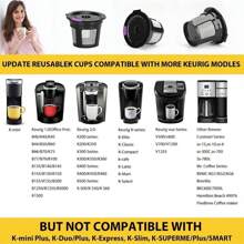 4 piezas Cápsulas reutilizables, Filtros de café reutilizables universales con malla de acero inoxidable, aptos para cafeteras 1.0 y 2.0