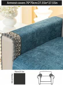 1pc All Season Universal Sofa Seat Cushion Cover, Modern Minimalist Non-Slip Fabric Sofa Throw Pillow Slipcover, Removable Machine Washable, Fits L-Shaped Chaise And 1-4 Seater Sofa