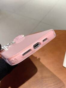 Bow-Knot 新款可爱粉色蝴蝶结手机壳适用于 Apple 13/11/12/13 Pro Max/12 Pro Max/14 Pro/14 Pro Max/15/15 Pro/16/16 Pro Max/16 Plus 保护套防水防震防摔防刮 - 粉色 - 查看 3