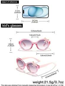 نظارتين للأطفال بأسلوب عصري مناسبة للبنين والبنات للاستخدام اليومي ، العطلات ، السفر ، الحفلات ، إكسسوارات التصوير