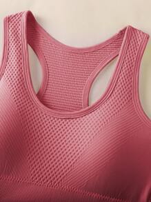 4pcs Casual Sports Bras For Women, Criss Cross Back Design Fitness Yoga Running Crop Tops