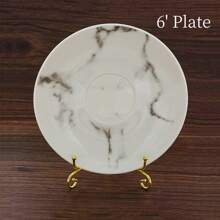 1pc Gold Iron Display Stand, Gold Iron Easel Plate Display Photo Holder Stand, Displays Picture Frames, Cookbooks, Decorative Plates, Tablets And Art