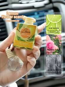 Profumo per auto da 8 ml, Diffusore d'aria solido adatto per uso quotidiano, viaggi, vacanze estive, regalo per le donne, dispenser di profumo per auto carino, profumo per auto a lunga durata, profumo per auto da donna che rimuove gli odori e ha un profumo persistente, prodotto per San Valentino, prodotto per matrimoni