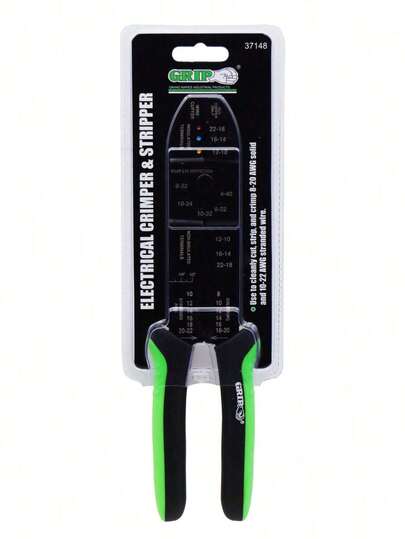 Electrical Crimper & Stripper Tool – Multi-Function Electrical Wire Stripping Pliers