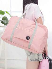 Bolsa plegable y portátil multifuncional para viaje y almacenamiento, con gran capacidad, tipo trolley, para guardar equipaje y accesorios escolares