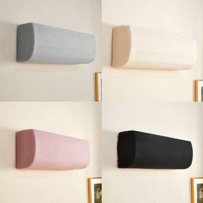 1pc - Household Air Conditioner Anti-Dust Cover, Universal Seasonal Storage Protective Suit, Hanging AC Full-Wrap Sunscreen Anti-Insect, Elastic, Multi-Color Options