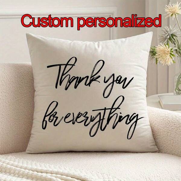 1 Pc Design Pillowcase, Modern Style, Machine Washable, Zipper Closure, Home Decoration Pillowcase, Dining Room, Bedroom