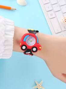 2025 New Model Cartoon Kids Watches 3D Silicone Quartz Children Watch, Cute Student Watch, Export Hot Seller