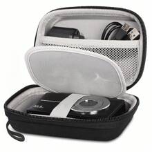 Digital Camera+Carrying & Protective Case Set, FHD 1080P 44MP Digital Point And Shoot Camera With 2 Rechargeable Batteries,32GB Memory Card+Carrying & Protective Case,Compact Small Camera For Boys Girls Beginners