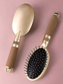 3/1 件套发刷、头皮按摩梳、发梳、卷发梳、拉直梳、缓冲技术按摩梳、骨移植梳、梳子染色、头部按摩，轻松滑过、编织、造型、拉直，适合浓密、长/短、干燥、波浪、直发和所有发质发饰男孩情人节心形情人节、女性情人节礼物生日男朋友女朋友装饰、返校、旅行假日必需品、女士发饰 - 彩色 - 查看 5