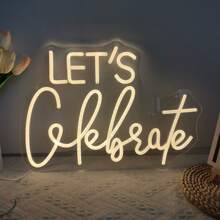 1pc Neon Sign Style Decorative Light With USB Port, Multicolor Lighting, Suitable For Classroom, School, Dorm, Party, Room Decor - Graduation Season