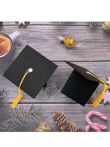 5 Graduation Gift Boxes Candy Boxes For Graduation Souvenir Party Decoration Graduation Hat Gift Boxes Graduation Party Gifts Class 2025 - Multicolor - View 2