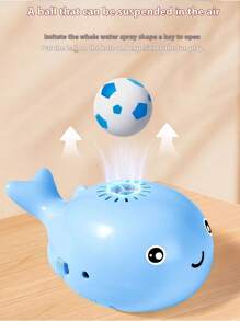 1pc Whale Floating Ball Sensory Toy - Infant Focus Training Educational Game, Allows Children To Feel The Force Of The Wind, Montessori Parent-Child Interactive Toy, Visual Tracking And Motor Skill Development, USB Rechargeable, Gift For Boys And Girls