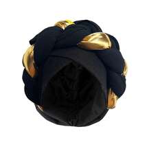 1pc Plain Color Polyester Headband Cap, Suitable For All Seasons, Wedding - Golden Braids - View 12