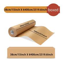 15 Inches X 210 Feet 12 Inches X 262 Feet Roll Of Unbleached Parchment Paper, Blotting Paper, High Temperature Resistant Air Fryer Oven Baking Paper, The Package Comes With A Serrated Cutter, Easy To Cut At Will, Suitable For Baking, Cooking And Air Fryer - Yellow - View 15