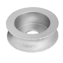 7.3cm Brazed Diamond Grinding Wheel Concave Abrasive Wheel For Stone Ceramic Glass2.0cm - As Shown - View 9