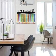 1 pièce Porte-médailles mural de 40cm x 10,7cm, idéal pour ranger et exposer les médailles et les rubans. Cadeau de Noël