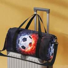 Elegant Travel Bag, Yoga Mat Bag, Gym Bag, Football Series / Sports Style, Suitable For Travel, Daily Carry, Fitness, Snow, Camping, Outdoor Activities Bag For School School Accessories School Stuff