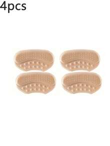 4/8 miếng lót gót chân tự dính, màu be, đen và nâu - sợi polyester không gây dị ứng, đế lót chống trượt và chống phồng rộp cho giày cỡ lớn, chống trượt - Nhiều màu - Xem 13