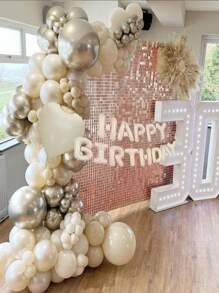 20PCS Shimmer Wall Backdrop Square Sequin Wall Panels Shimmer Backdrop Wall Decor , Birthday, Anniversary, Engagement And Bachelorette Decoration Party