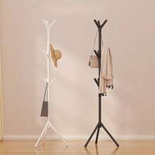 A  Clothes Rack Floor-Standing Simple Bedroom Coat Rack Home Clothes Storage Rack - White - View 2