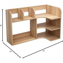 Simple Desktop Bookcase Office Desk Storage Shelves Students Multi-Layer Arrangement Artifact Small Bookcase 001 - 1 - 查看 3